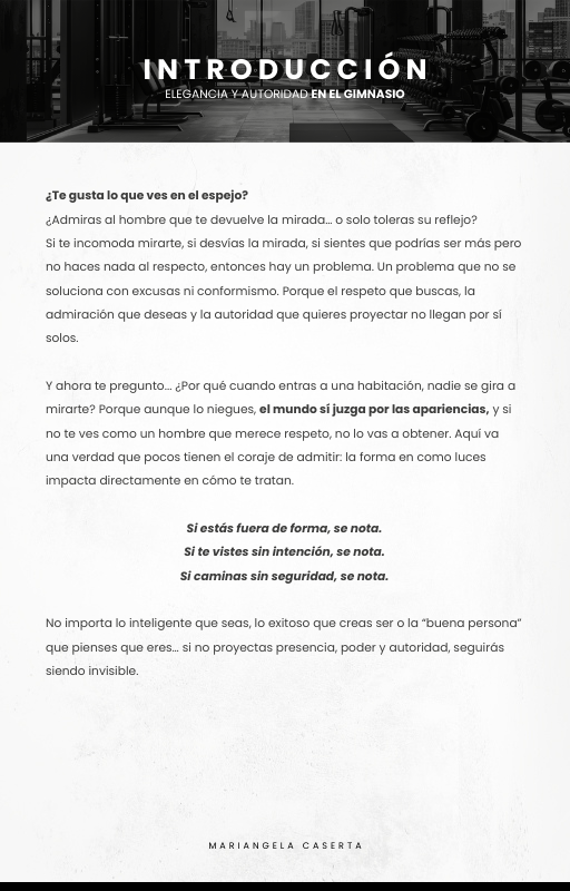 Disciplina en el cuerpo, presencia en la imagen