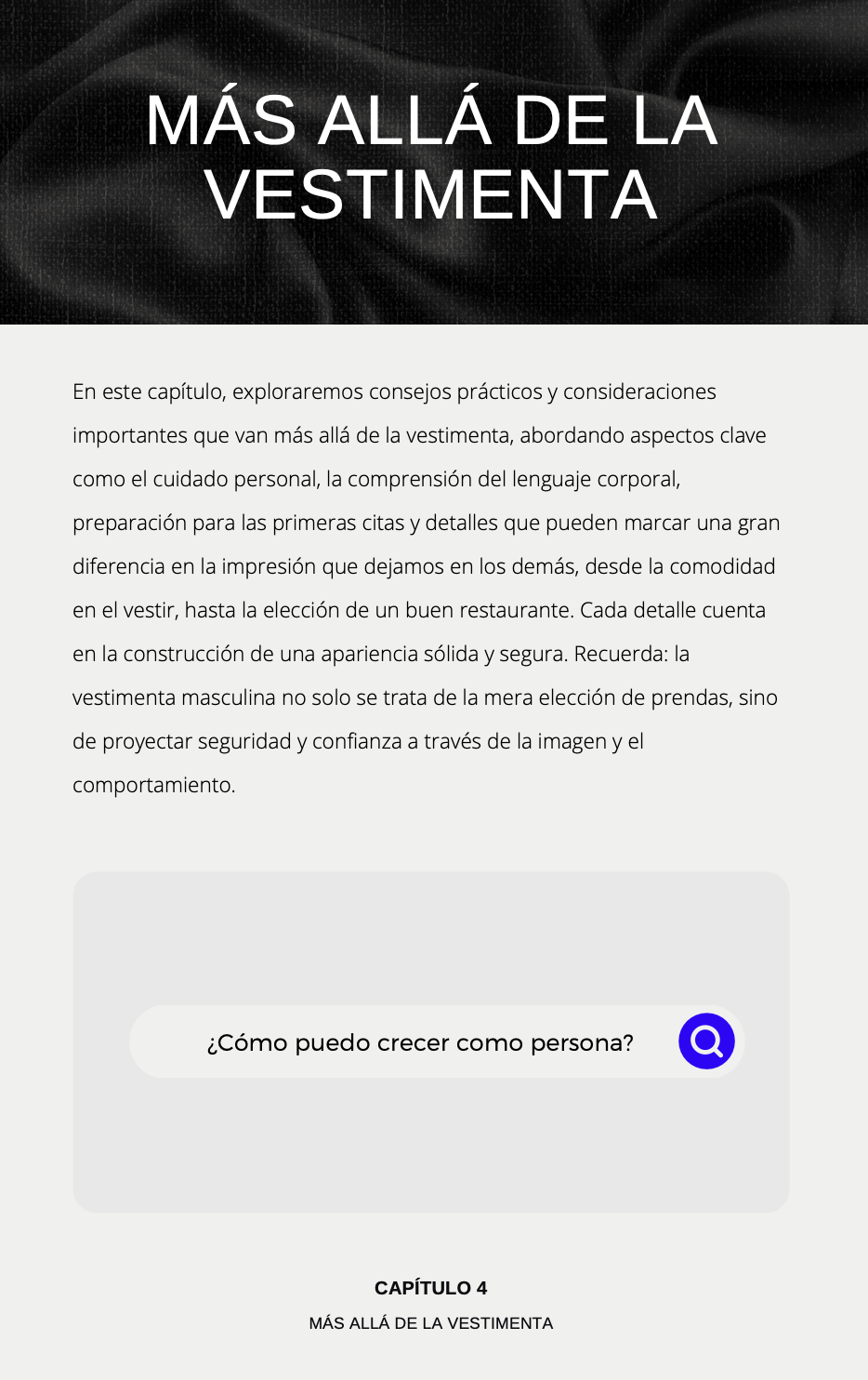 Viste con Poder, Conquista con Estilo