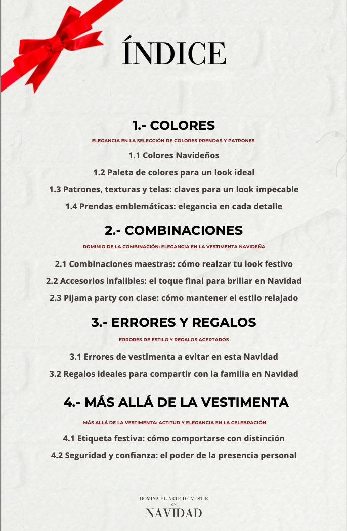 Domina el Arte de Vestir en Navidad